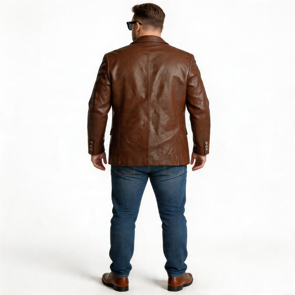 Brown leather for man.